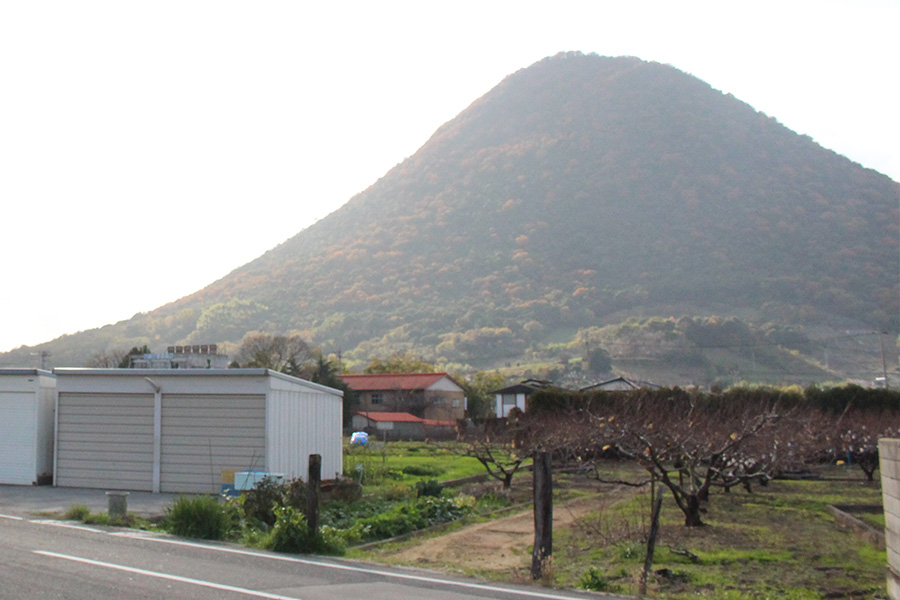 讃岐富士を一望できる絶好のロケーション